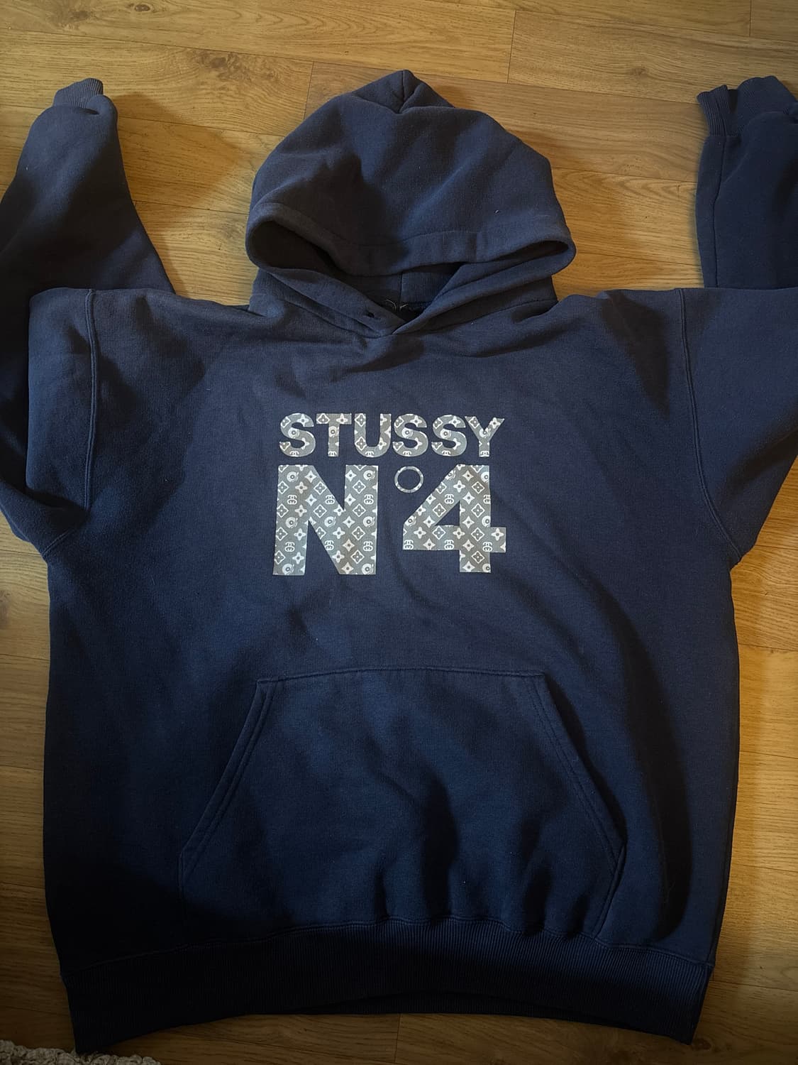 [L] 2000's  Stussy Monogram N4 후드 상품이미지1