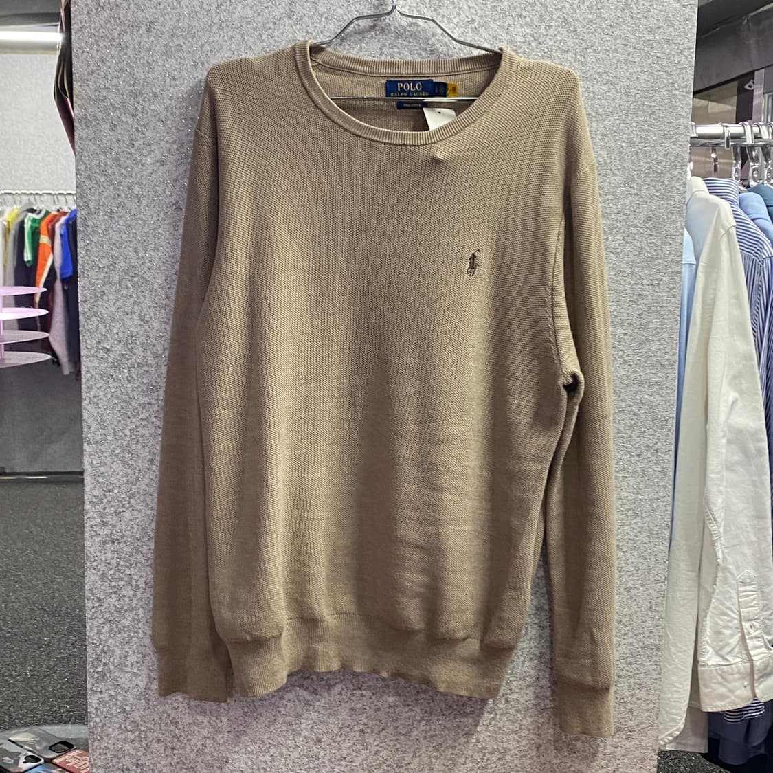 폴로 랄프로렌 피마 신형 베이지 니트 B3148 상품이미지2