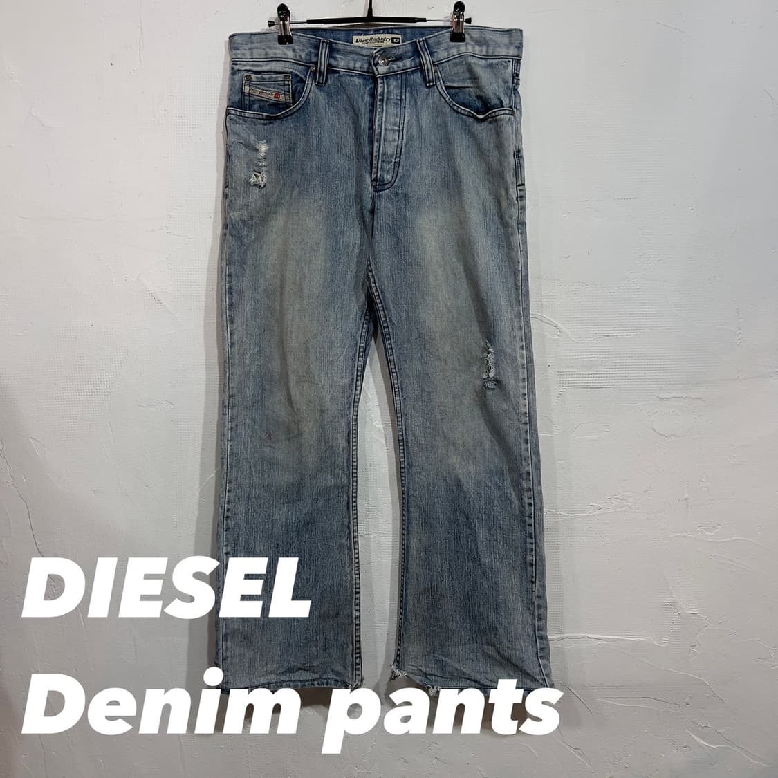디젤 y2k 부츠컷 데님팬츠 상품이미지1