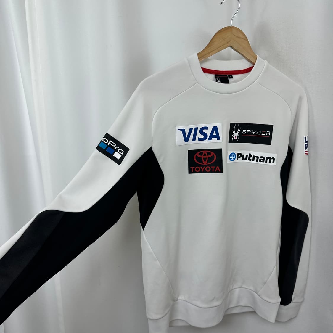 스파이더 남자 기모 맨투맨 티셔츠 화이트 M 95  WW 상품이미지2