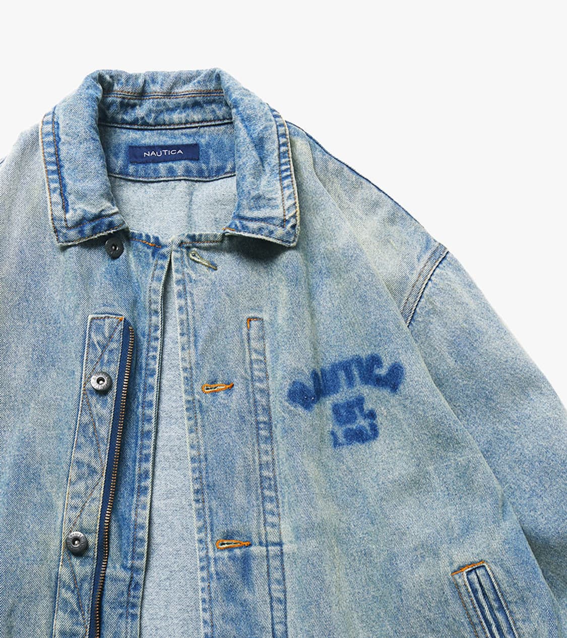 NAUTICA JAPAN - 24SS CRUSH DENIM BLOUSON 상품이미지4