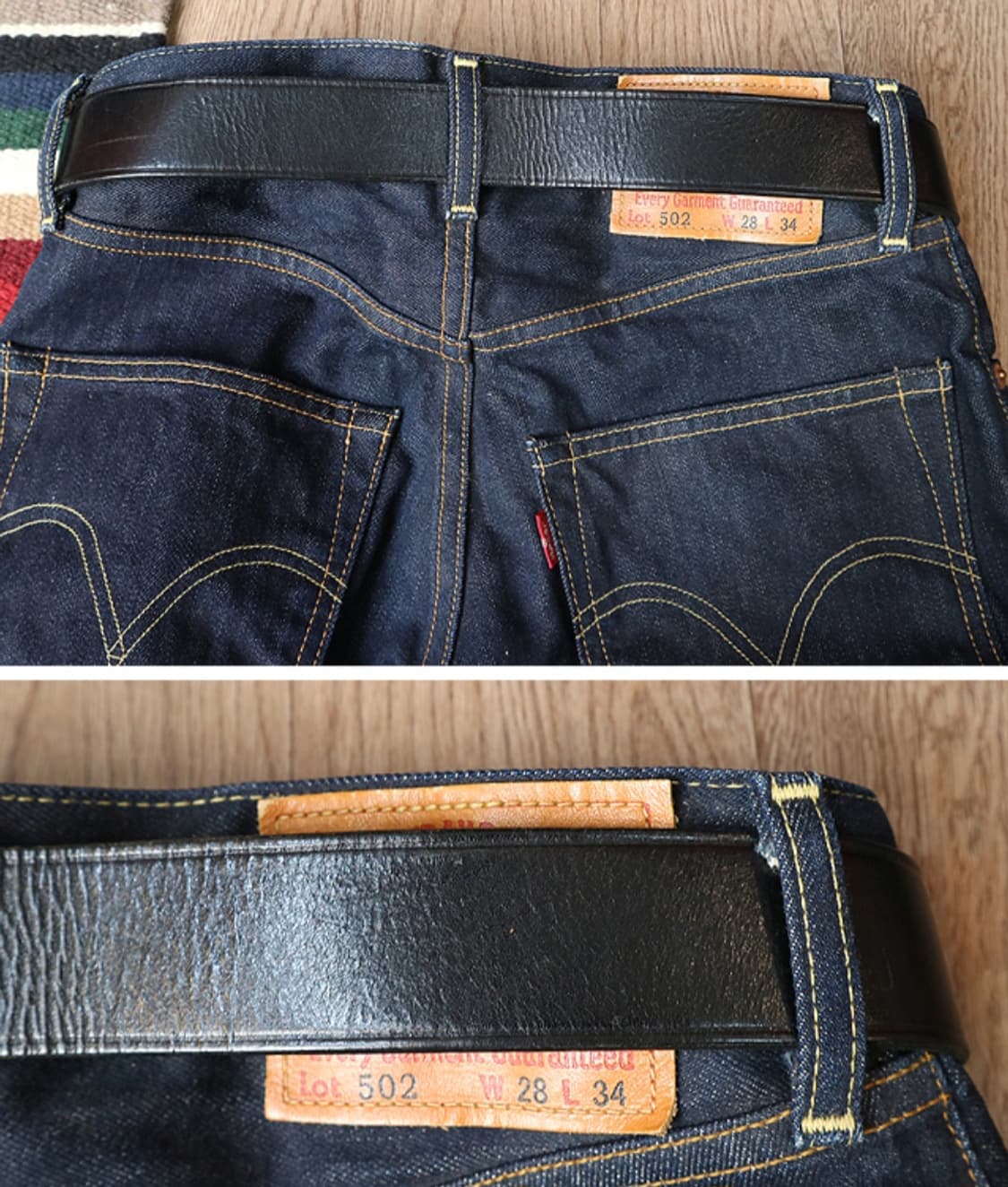 GAP 튼튼한 빈티지 가죽 벨트 26-29 상품이미지8