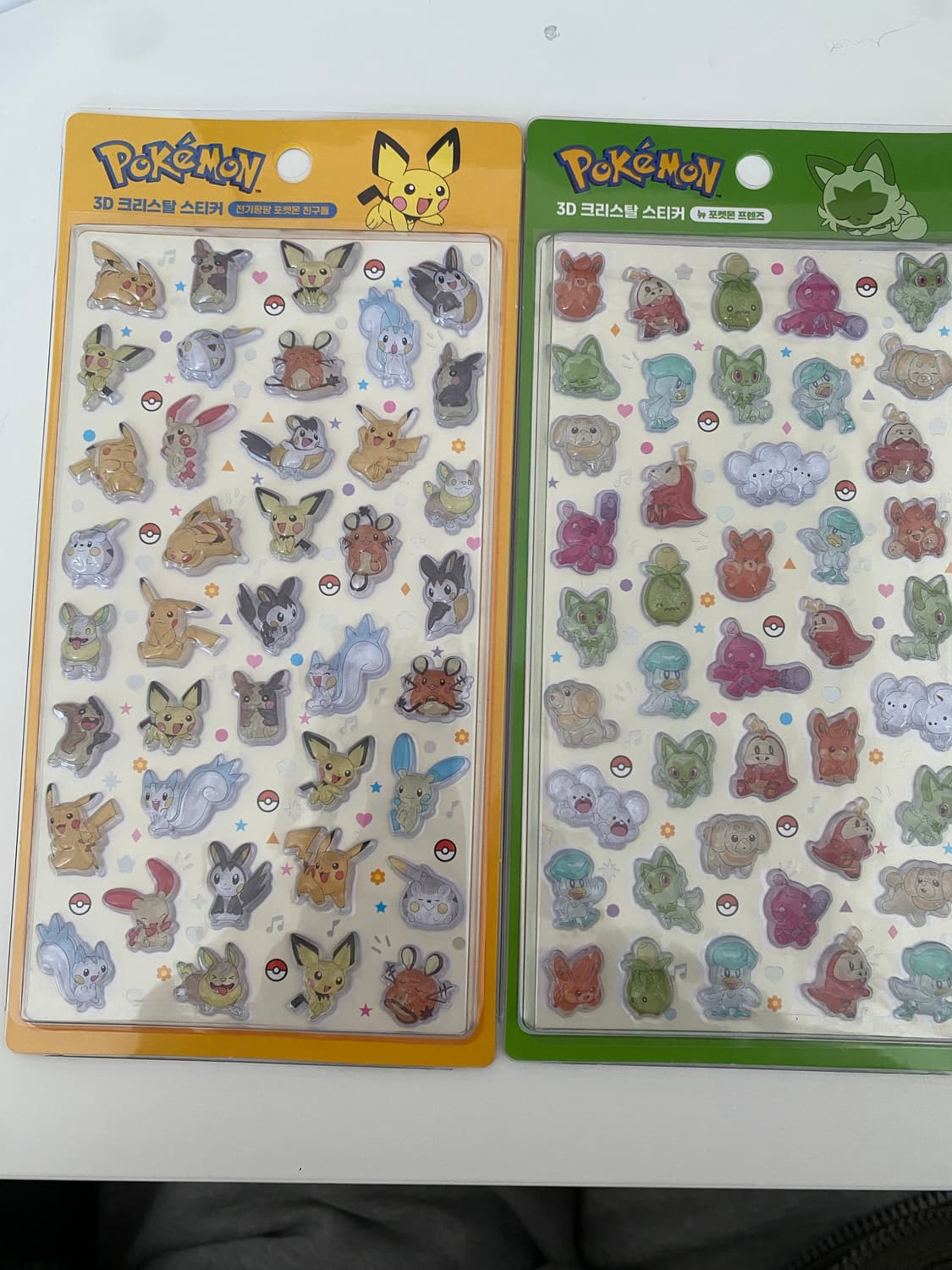 포켓몬 크리스탈스티커4장세트 상품이미지1