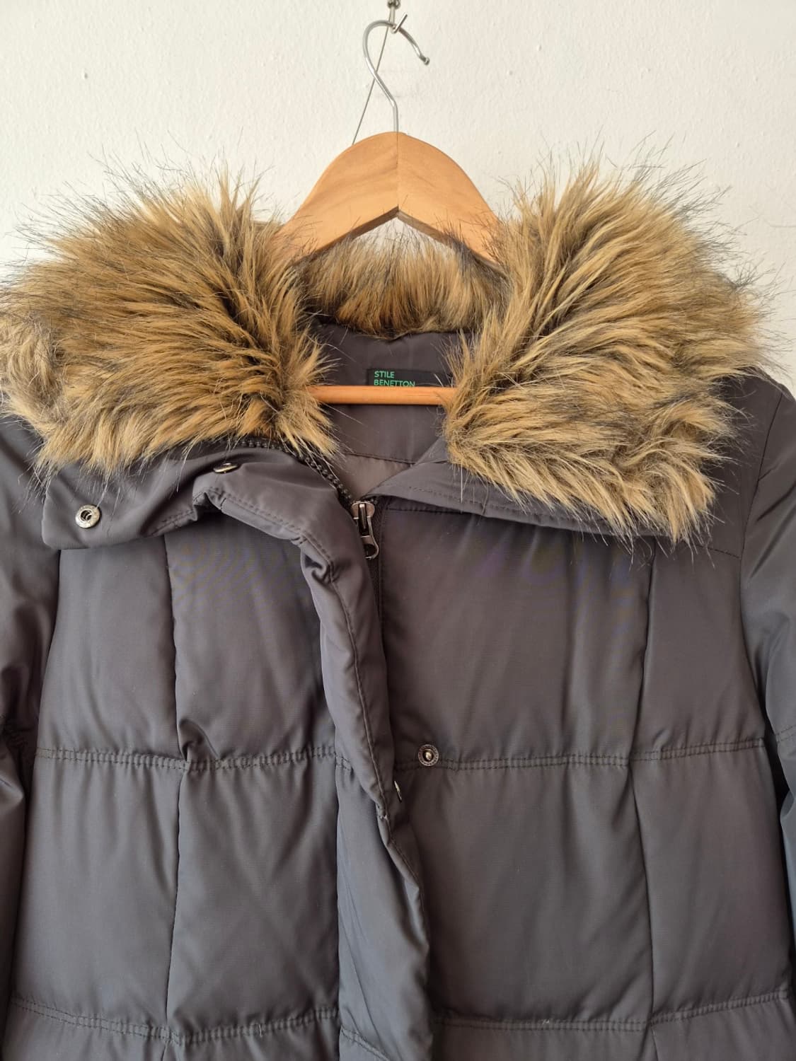 베네통 여성 덕다운롱패딩 44사이즈 상품이미지1