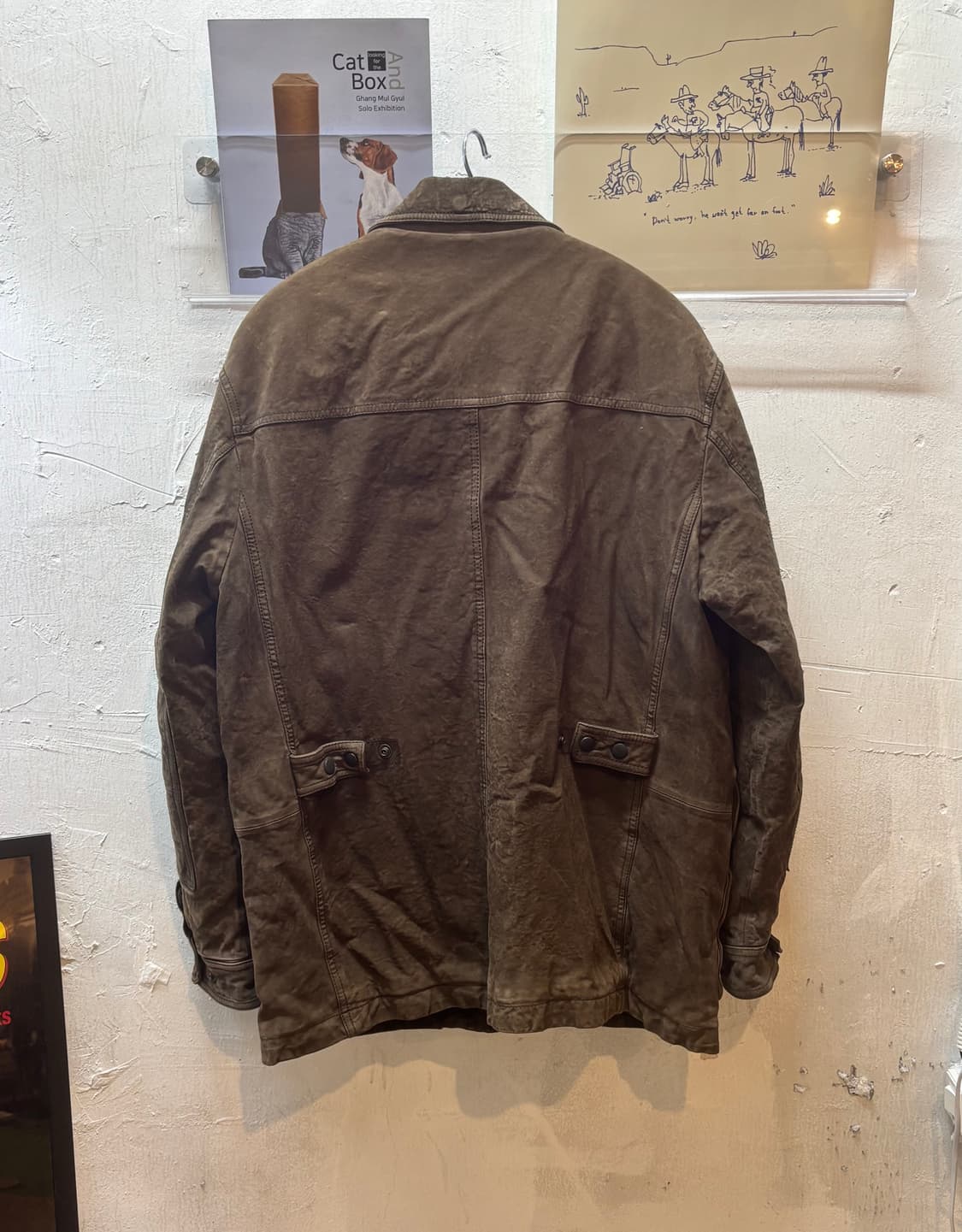 시리즈 랭커스터 누벅 가죽 자켓 상품이미지5