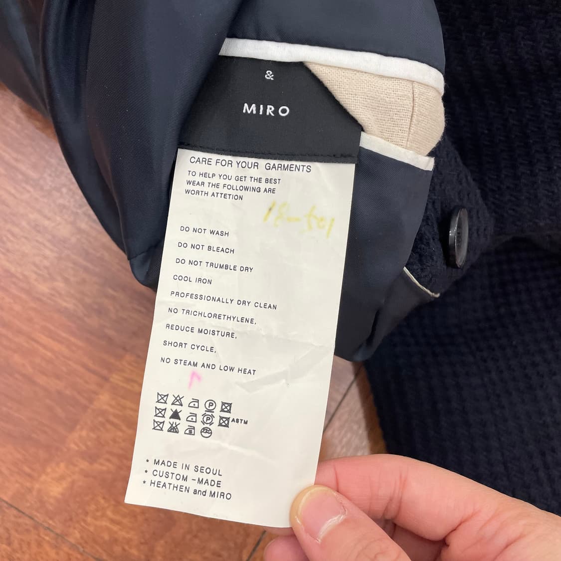 HEATHEN AND MIRO 더블 블레이저 자켓 상품이미지3