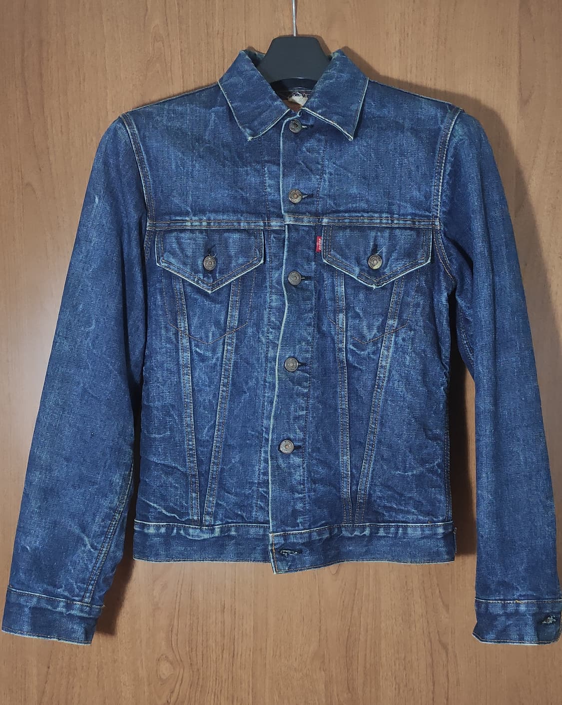 70s 리바이스 데님자켓 블랭킷 안감 작은사이즈 상품이미지2