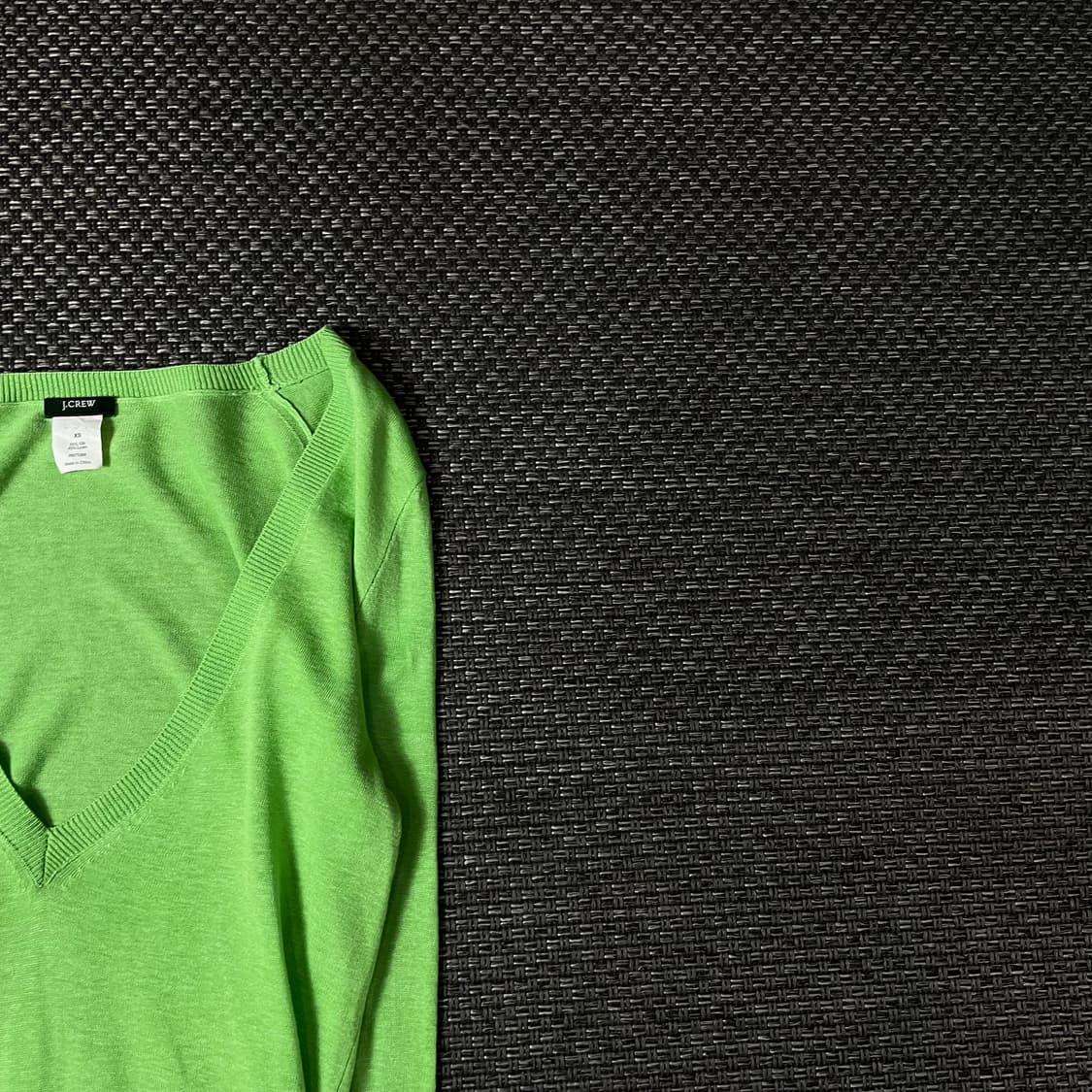 제이크루 연두 딥브이넥 긴팔 니트 XS  상품이미지3