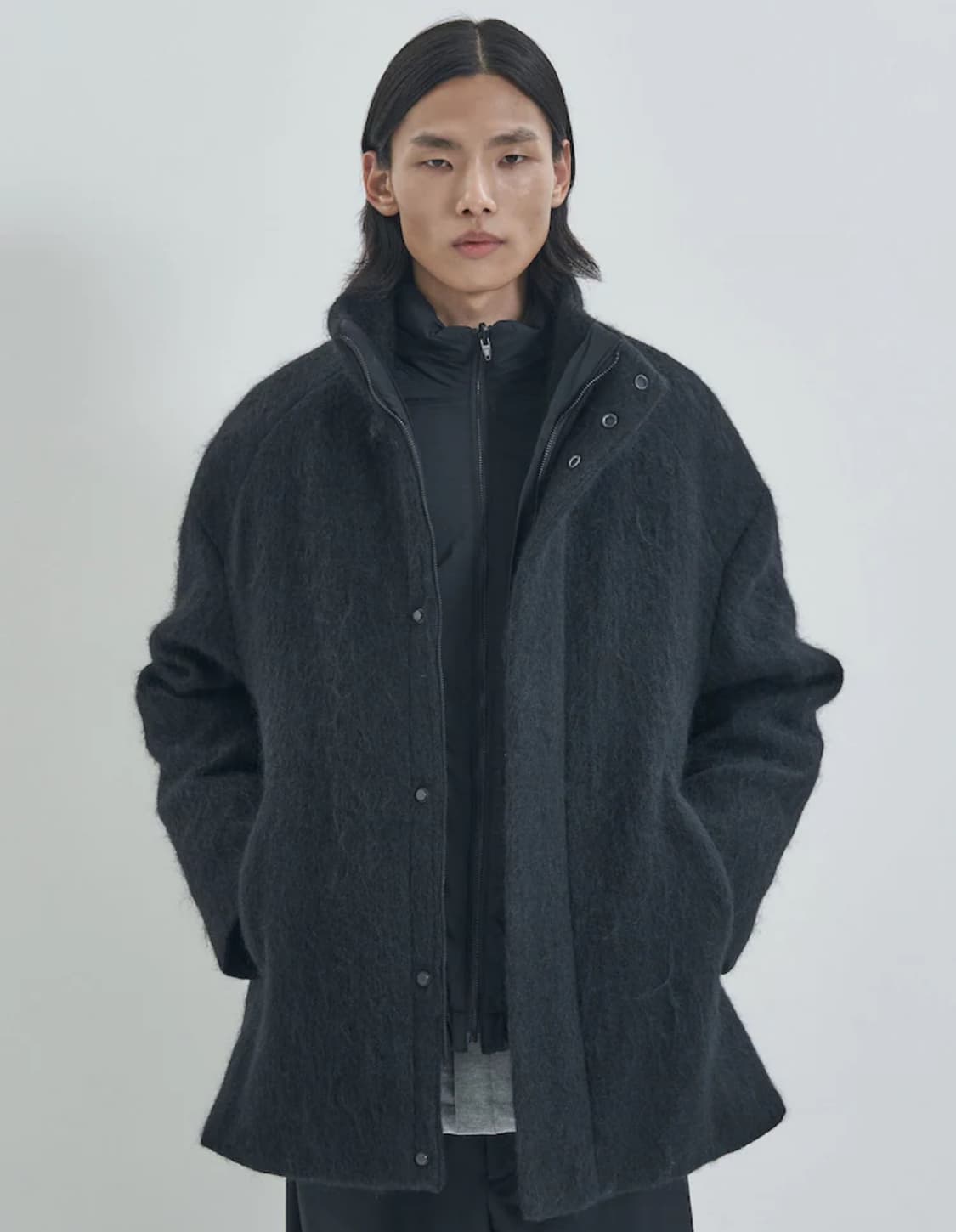 준지 모헤어 울 패딩 자켓 상품이미지2