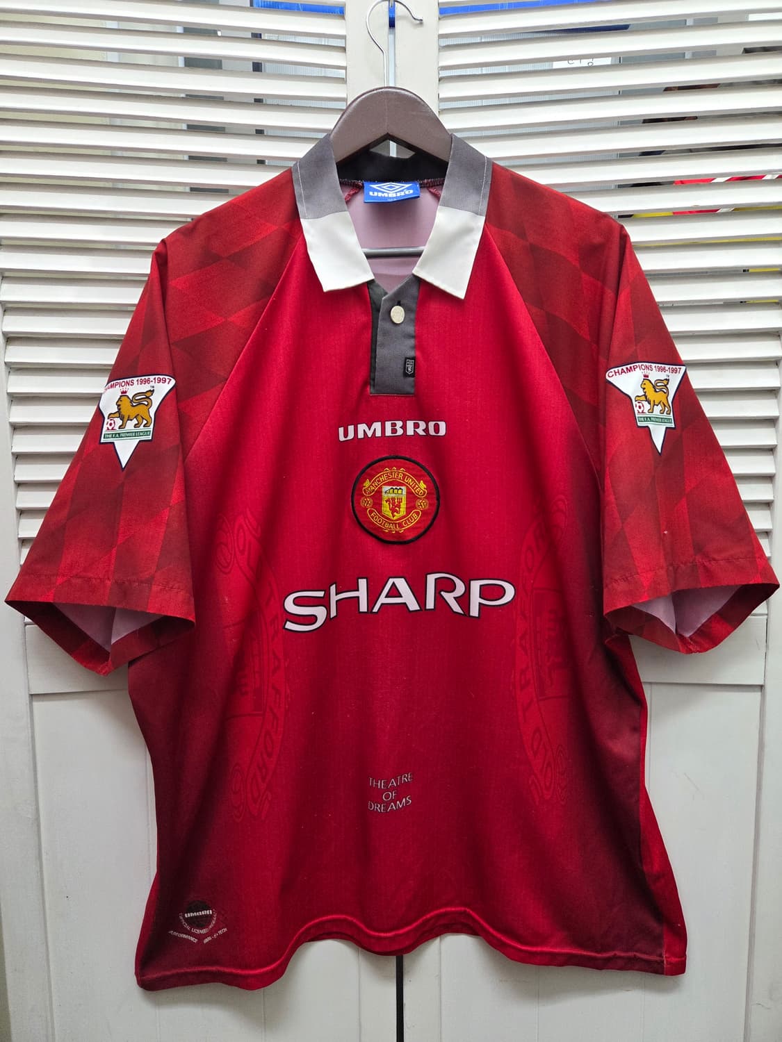 맨유 96-98 베컴 엄브로 유니폼 상품이미지1