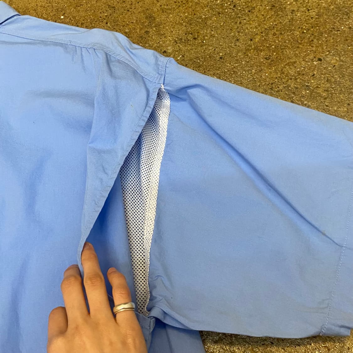 미국 빈티지 컬럼비아 유틸리티 셔츠 낚시 셔츠 냉감 여름셔츠 반팔셔츠 상품이미지10