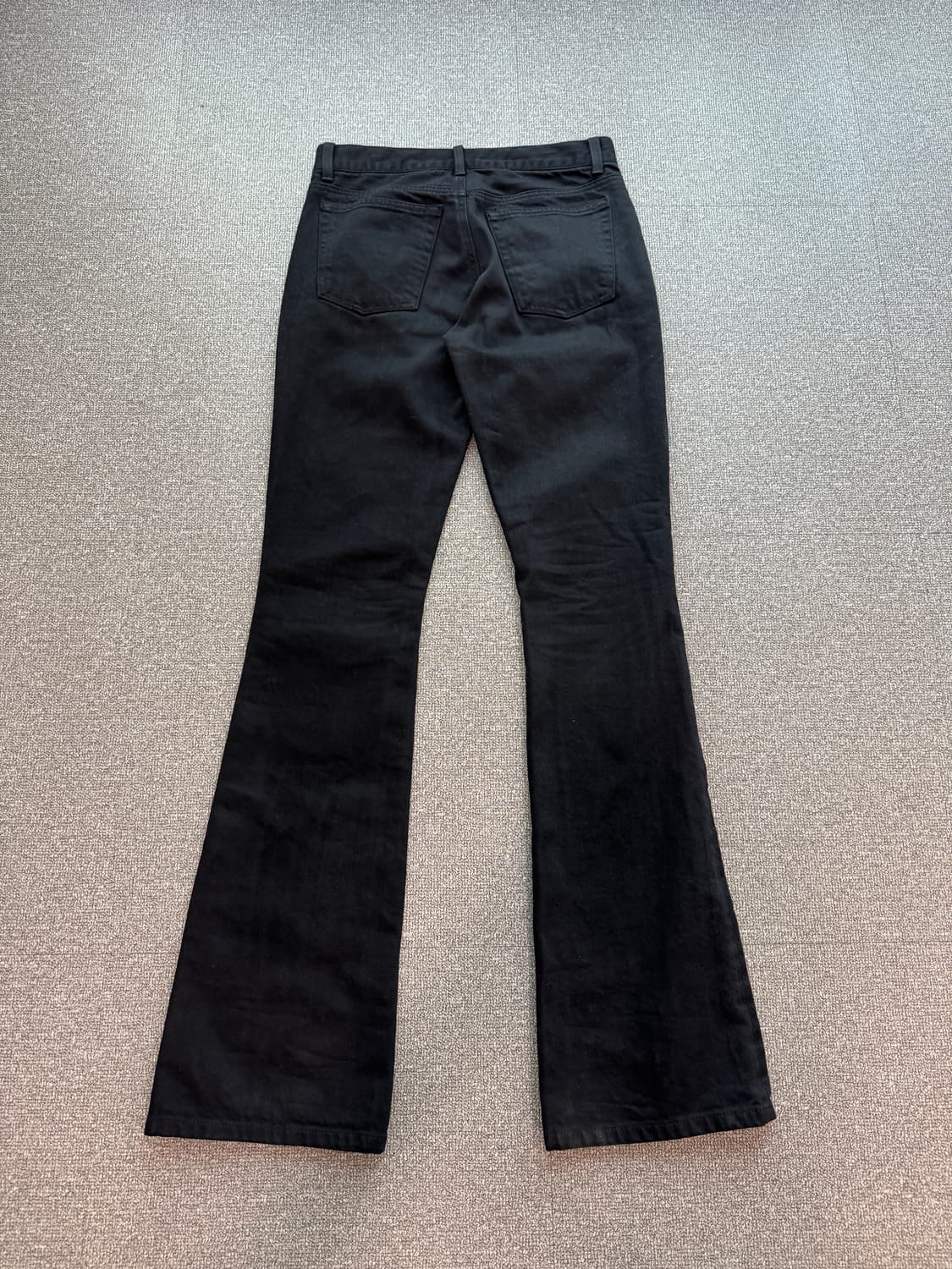 엘무드 슬래시 플레어 데님 팬츠 46 샘플  상품이미지3