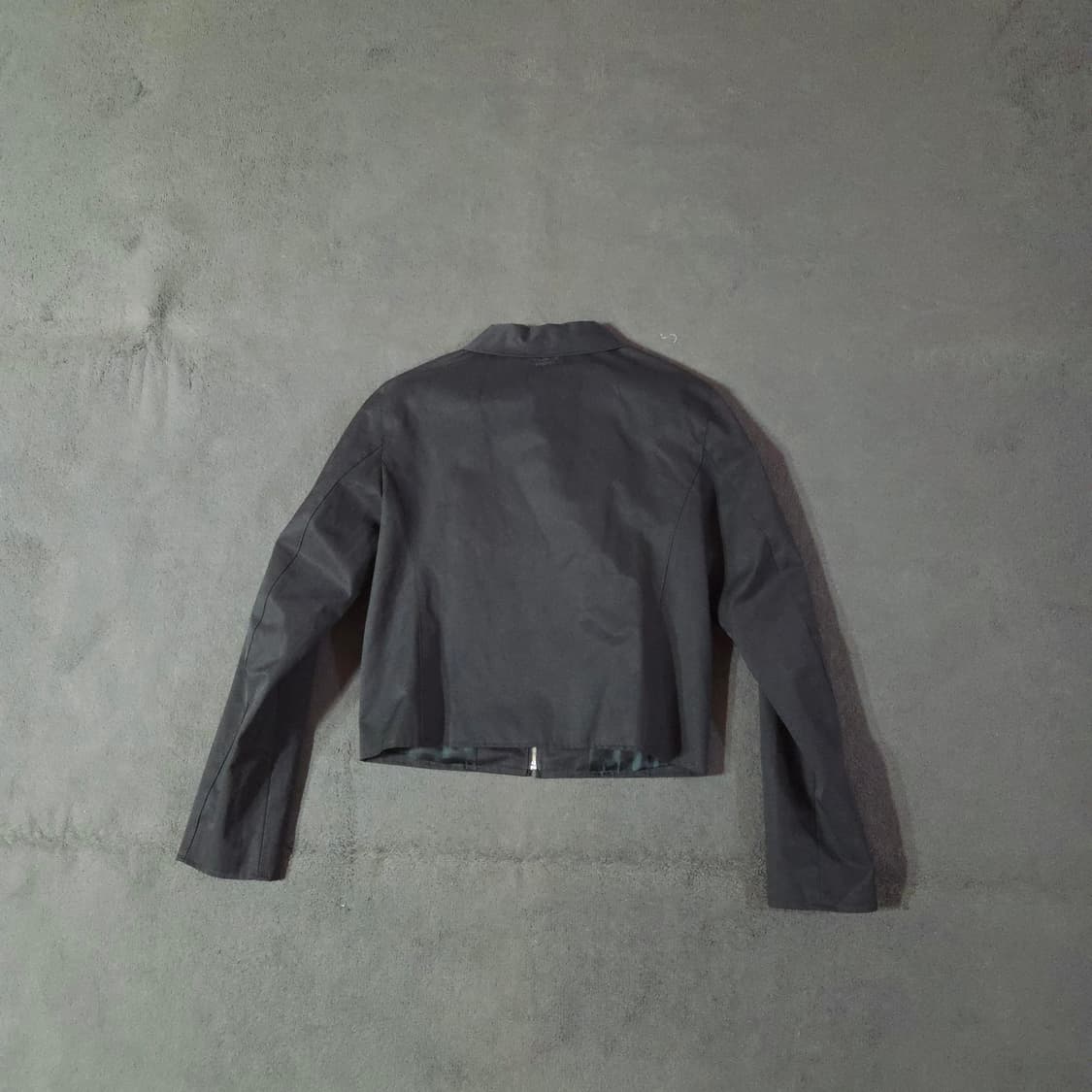 썬번프로젝트 모스 클래식 크롭 자켓 차콜 상품이미지7