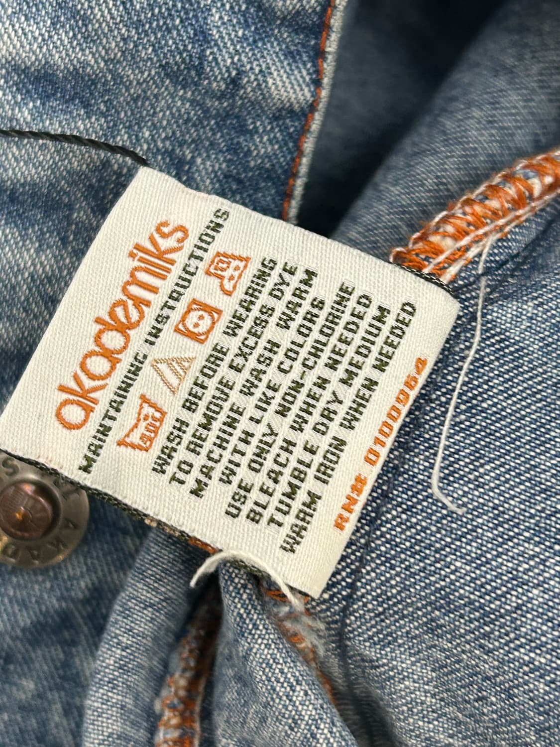 Akademiks 아카데믹스 올드스쿨 데님자켓 상품이미지9