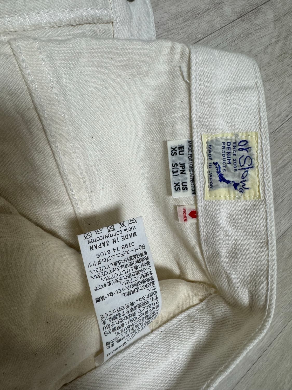오어슬로우 자스민 orSlow Denim White 상품이미지2
