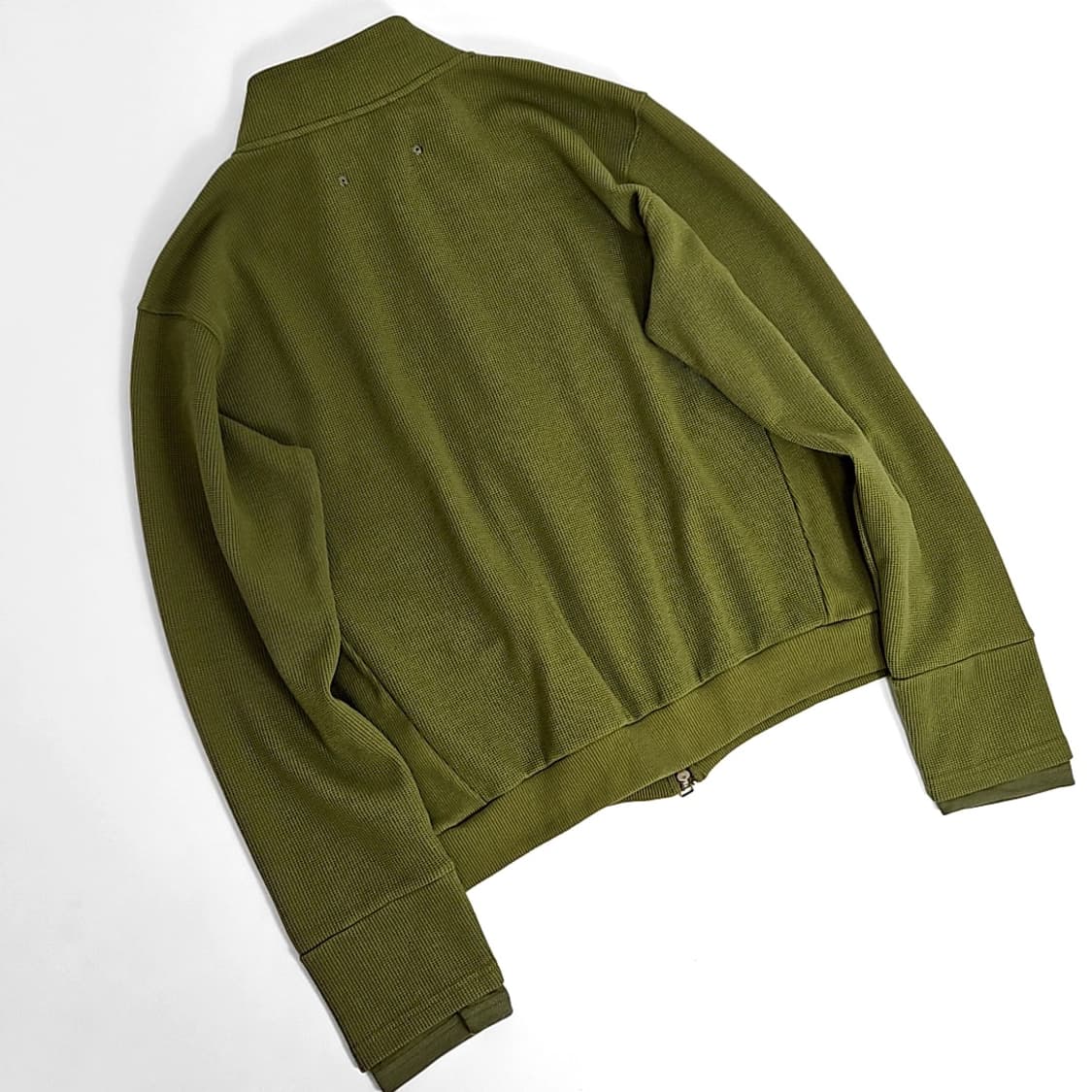 가키하라 니트집업 그린 상품이미지6