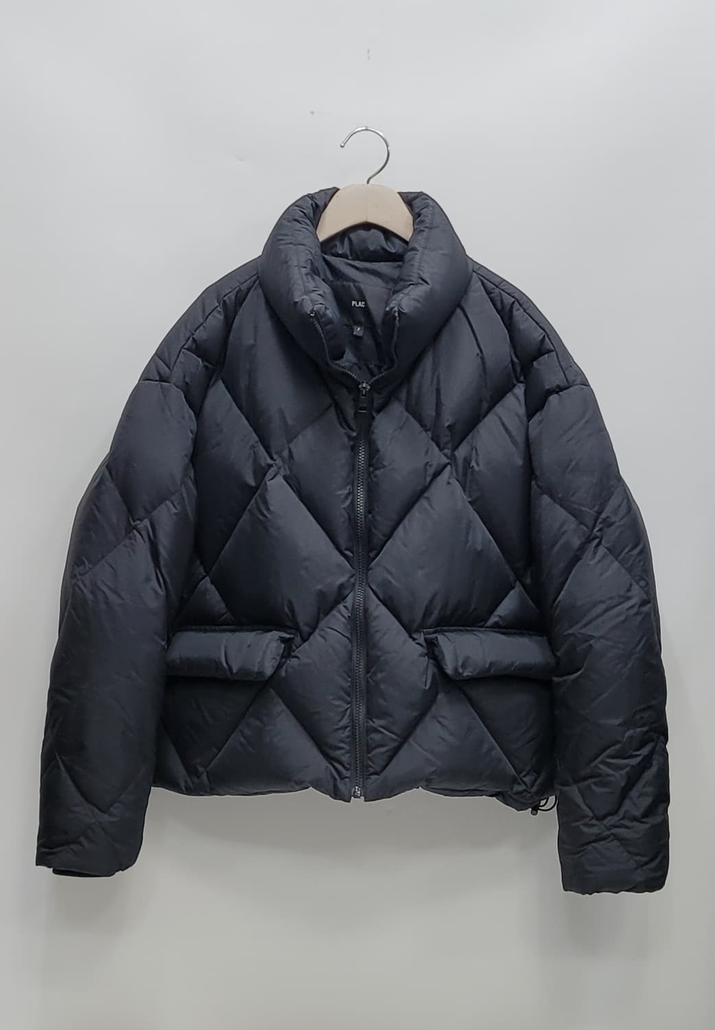 PLAC 21FW 플랙 퀼팅 다운 숏 패딩 / 여 FREE 블랙
 상품이미지2