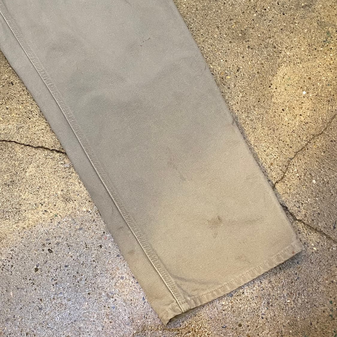 칼하트 베이지 싱글니 워크팬츠 상품이미지6