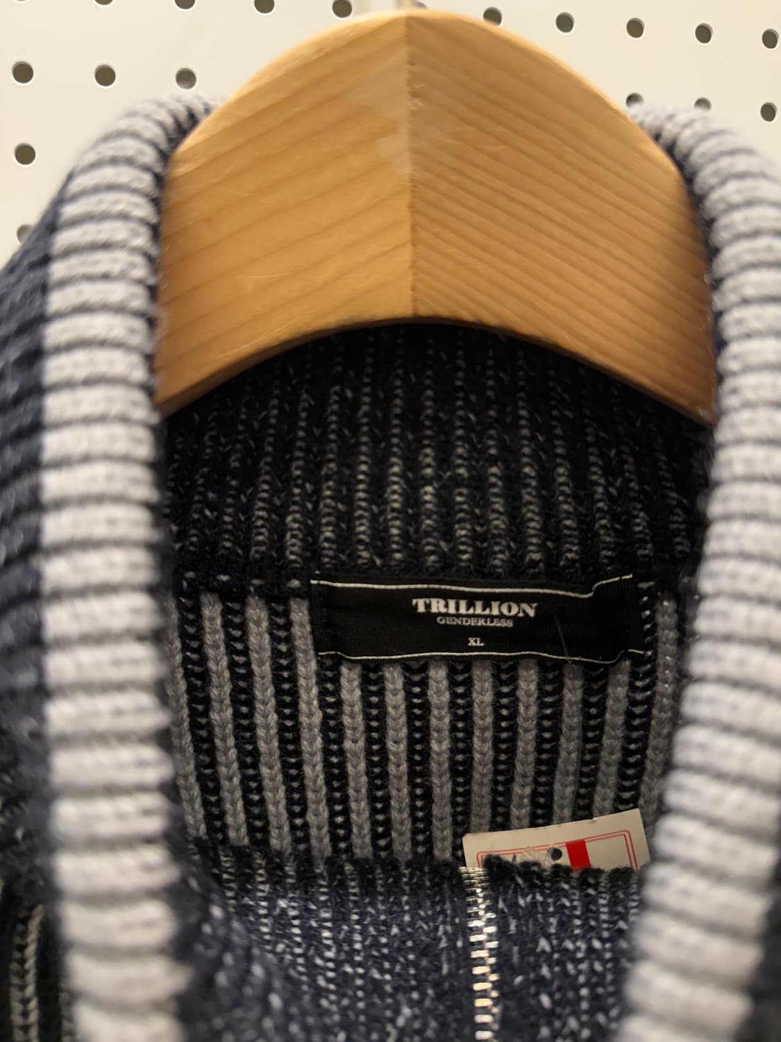 트릴리온 로우게이지 박시핏 하프집업 스웨터 U53 상품이미지4