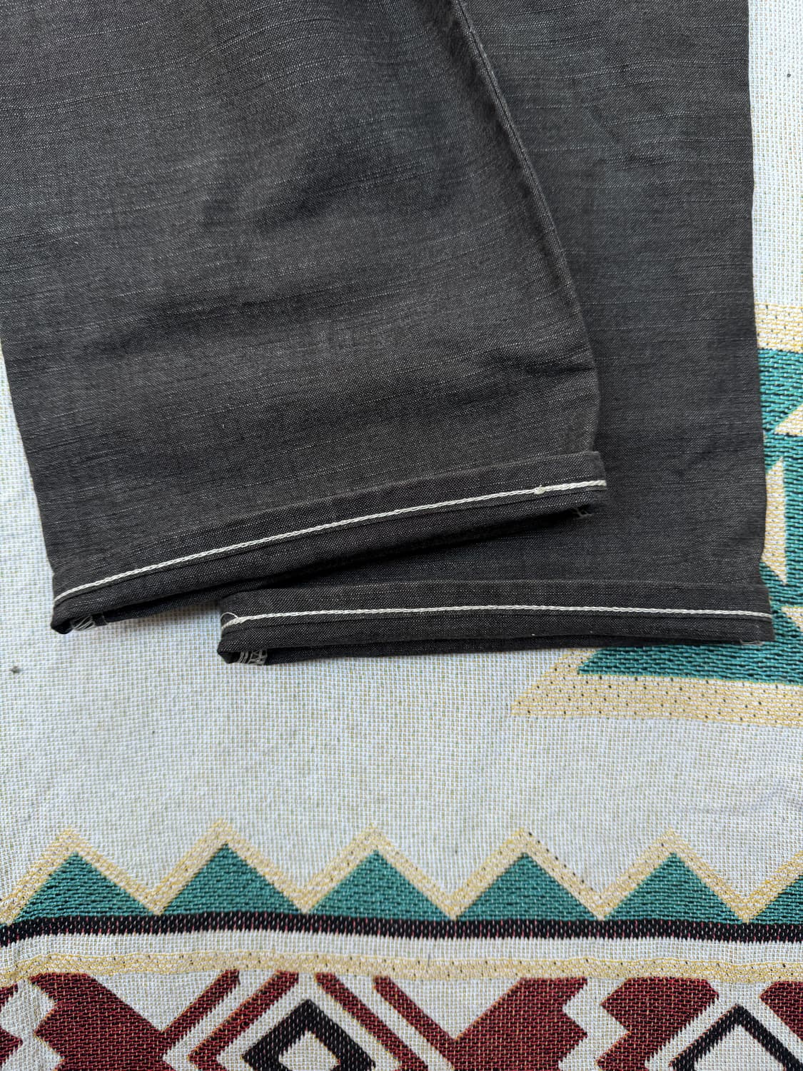 EDWIN 린넨 혼방 데님 팬츠 (W33) 상품이미지7