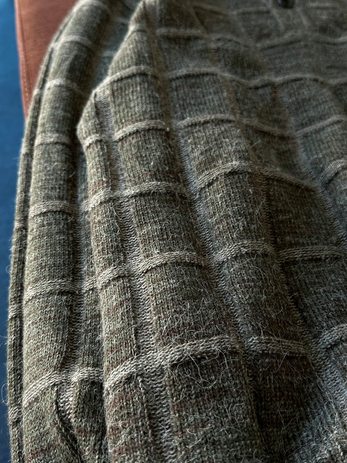 Brushed fabric pattern polo knit 상품이미지5