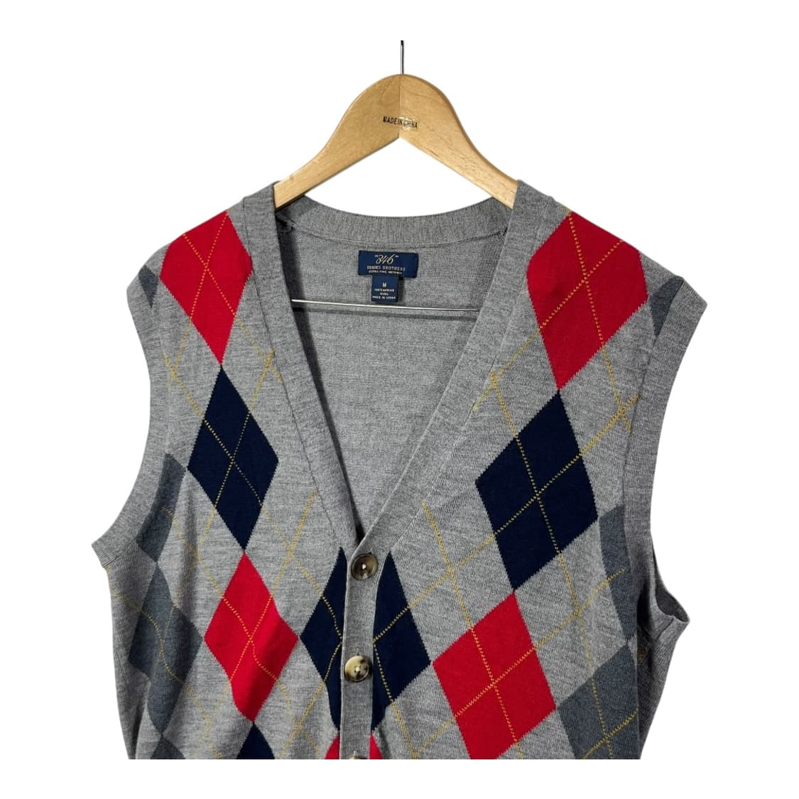 [Brooks Brothers] 브룩스브라더스 아가일 니트 베스트 상품이미지2