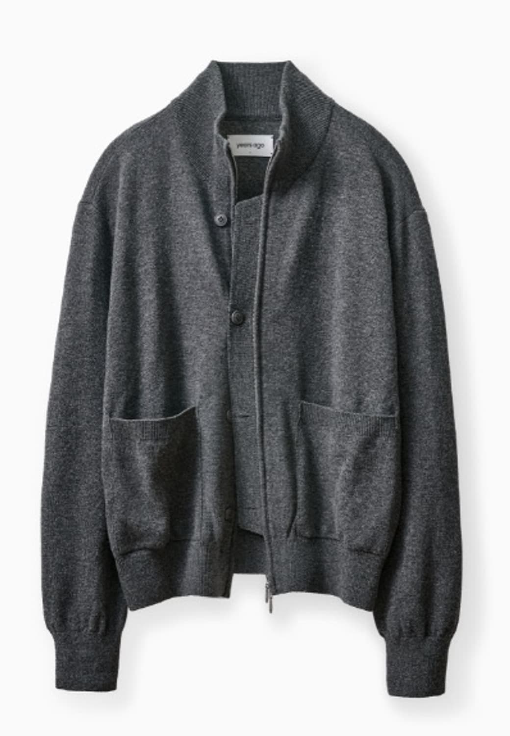 [years ago] 메리노 울 니트집업 상품이미지1