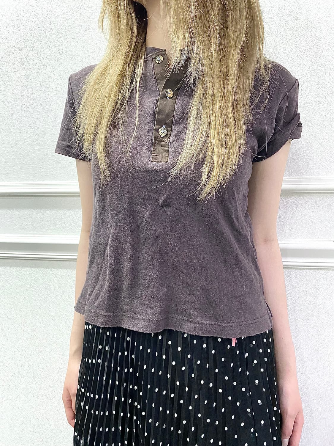 [Burberry]Black Label Logo Print Brown T 상품이미지6