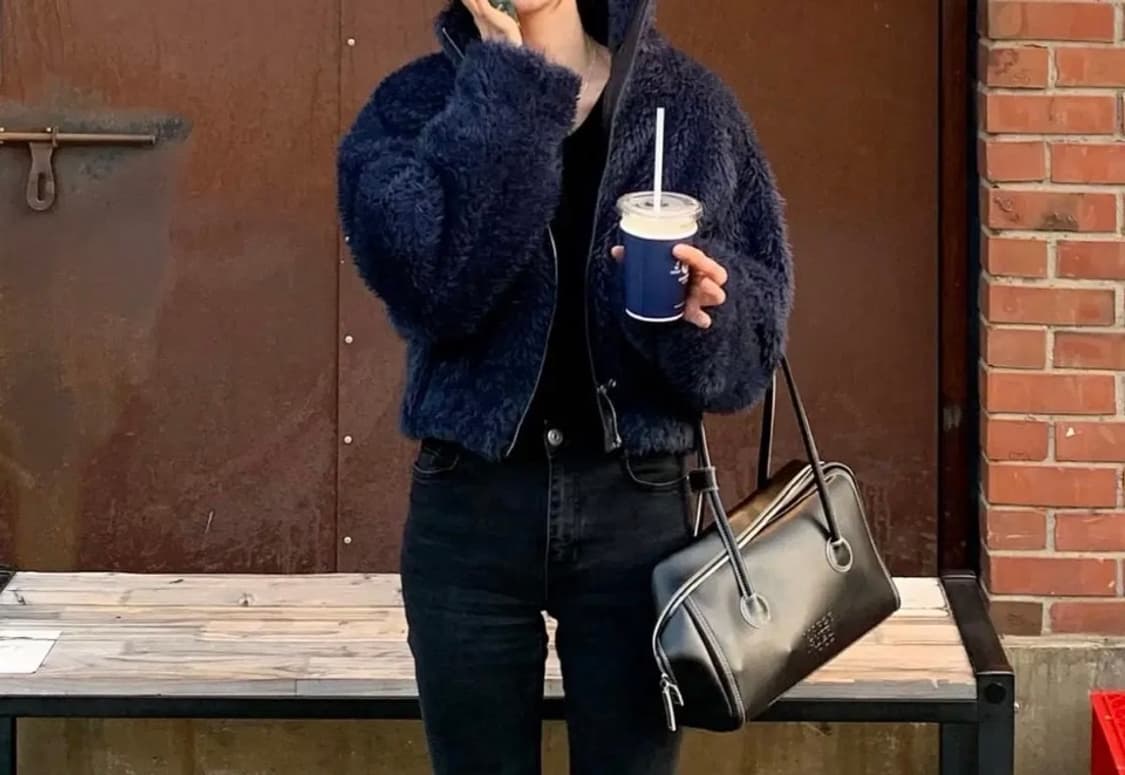 아모멘토 퍼 자켓 상품이미지2