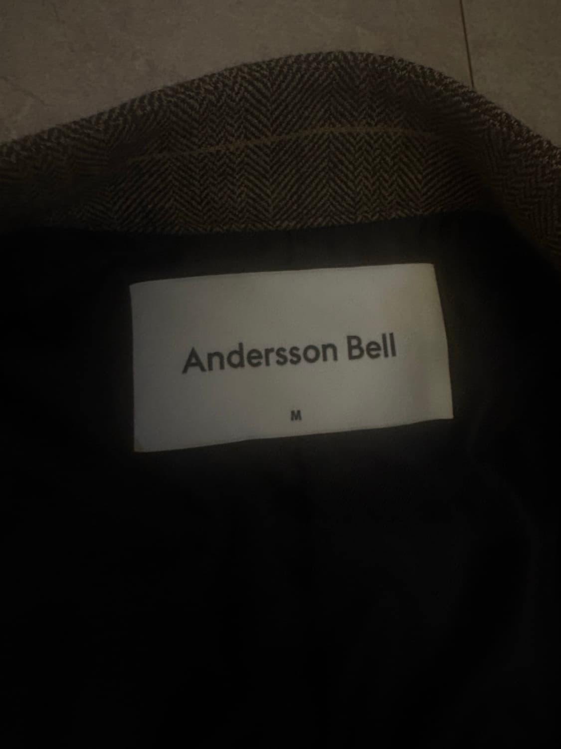 앤더슨벨 체크 숏 자켓 M사이즈 상품이미지8