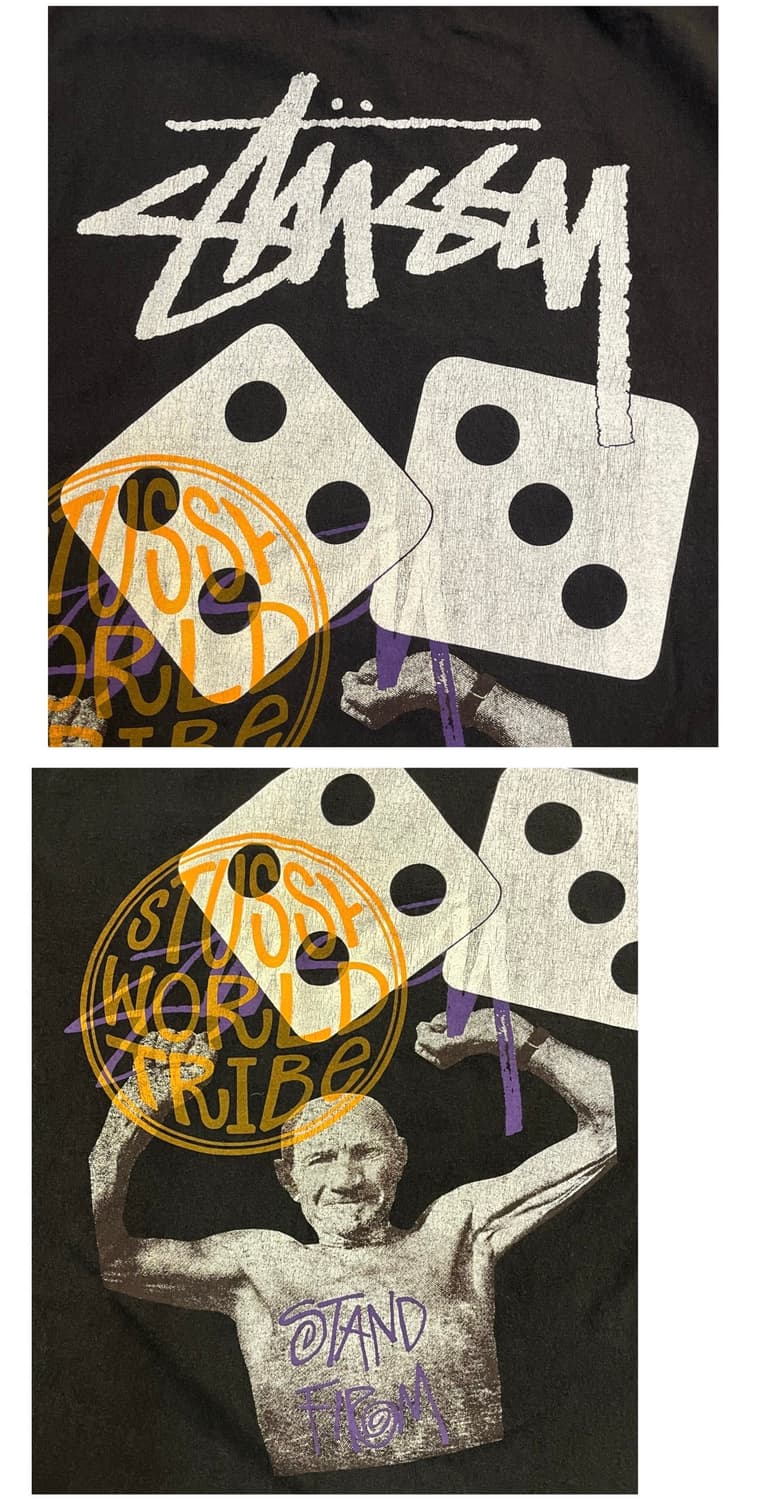 스투시 스트라이크 피그먼트 다이드 반팔티 블랙 2XL #csz3846 상품이미지9