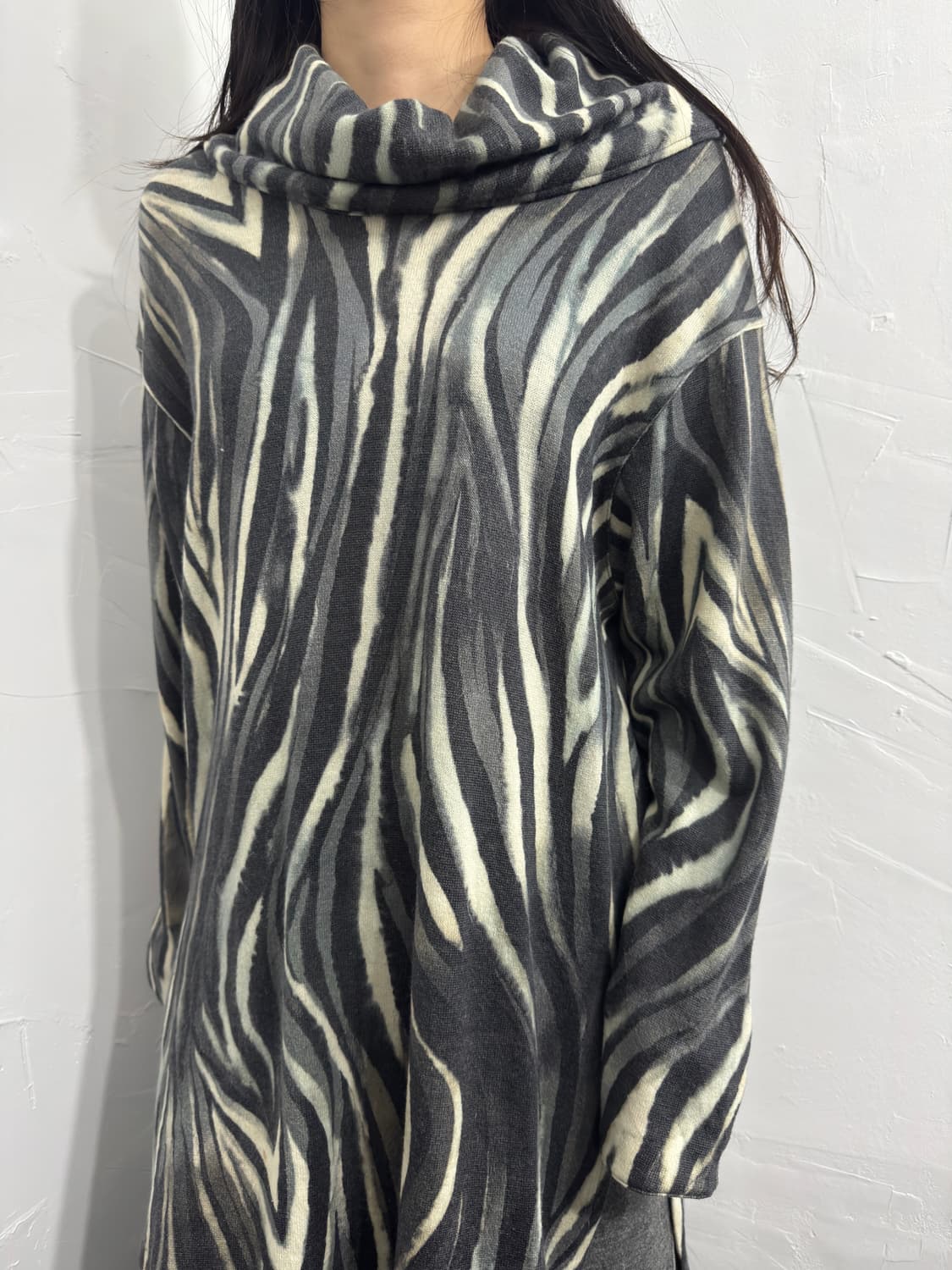 chamois royal pattern knit top 상품이미지3