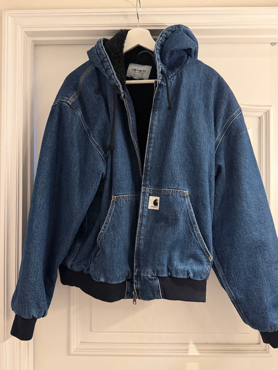 칼하트 데님 워크 액티브 자켓 M 상품이미지6