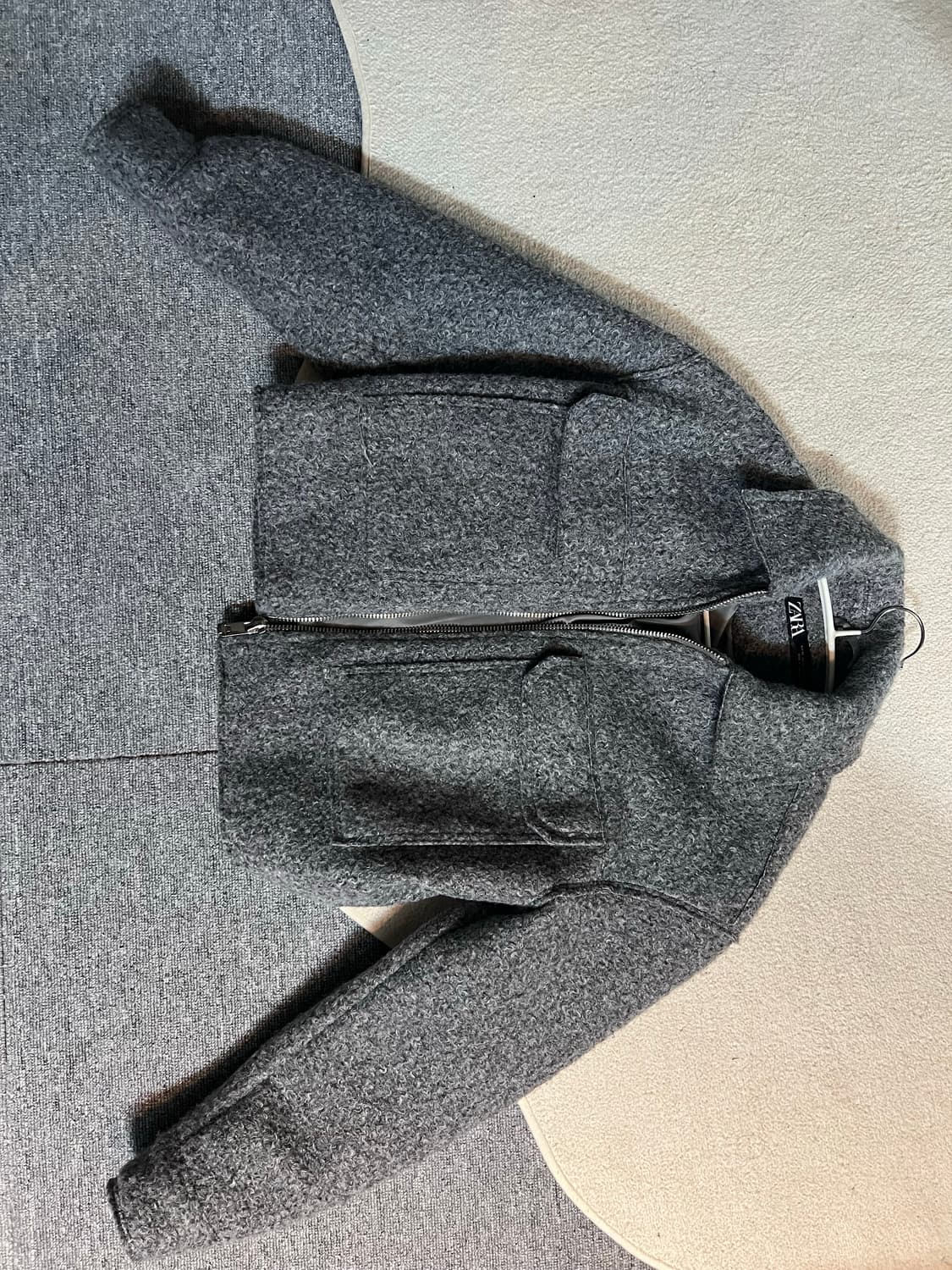 자라 부클 크롭 자켓 S 상품이미지2