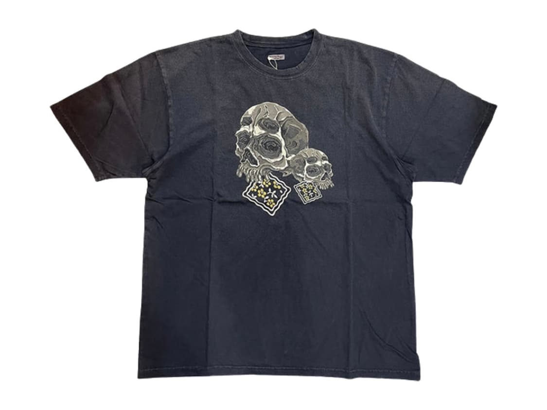 L) 캐피탈 20 저지 크루 티셔츠 패키쉬 레인 스컬 Pt 블랙 상품이미지1