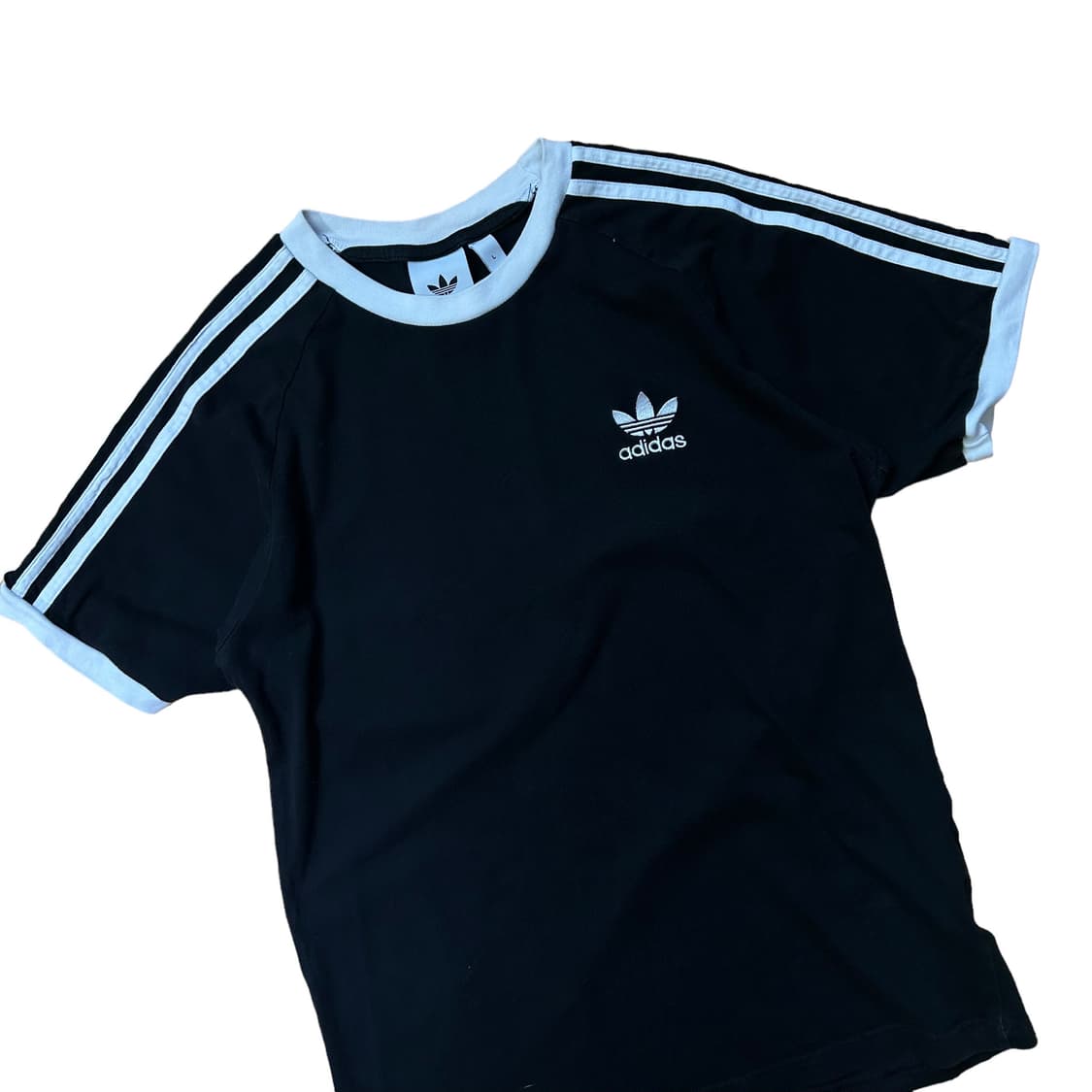 아디다스 반팔티 (삼선 화이트) 상품이미지2