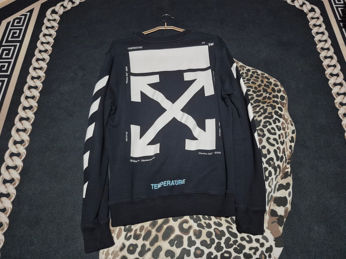 오프화이트 18s/s 모나리자 애로우 맨투맨 s 정품 상품이미지4