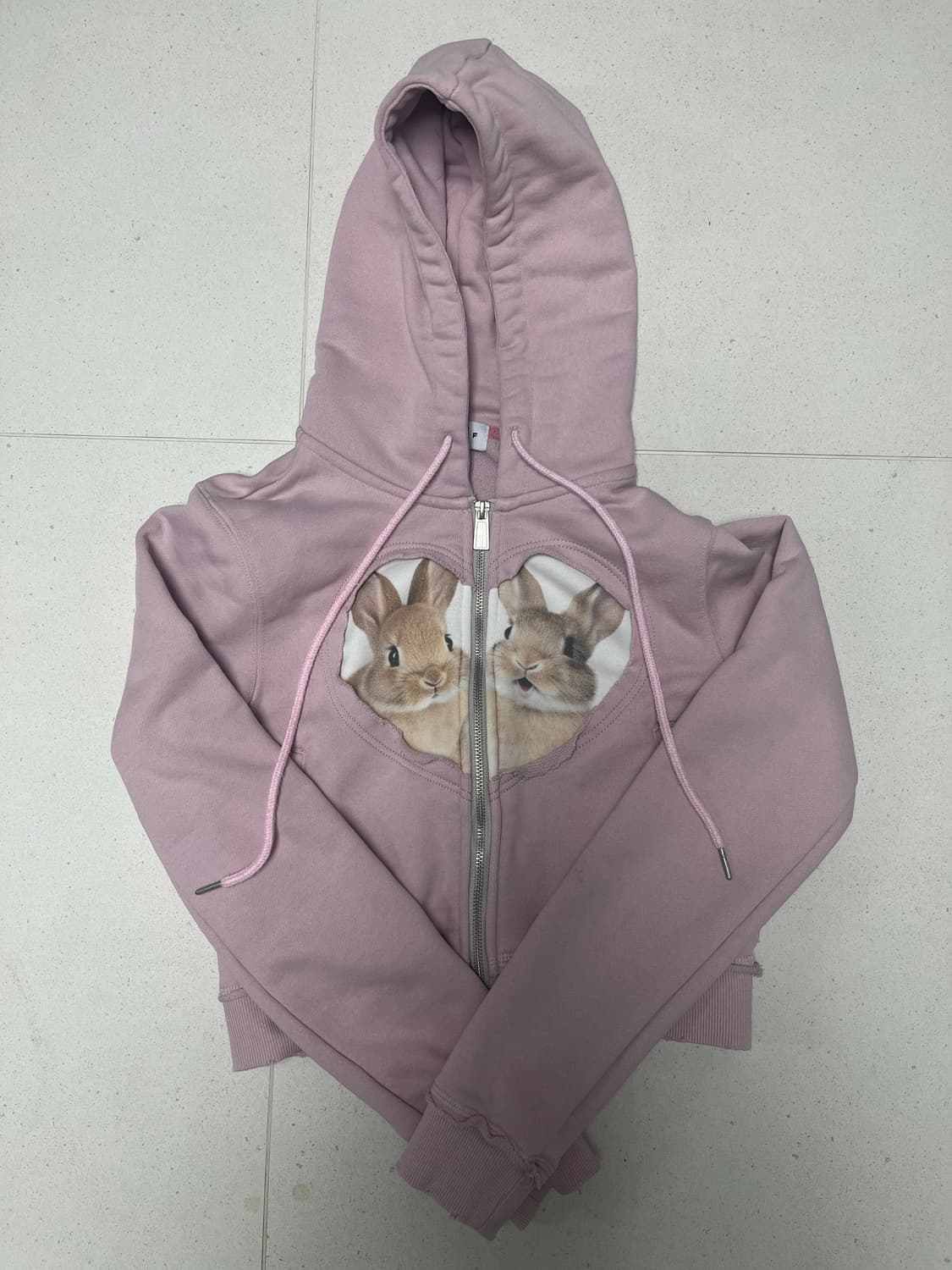 PRENDA 프렌다 BABY RABBIT HOOD ZIP-UP  상품이미지4