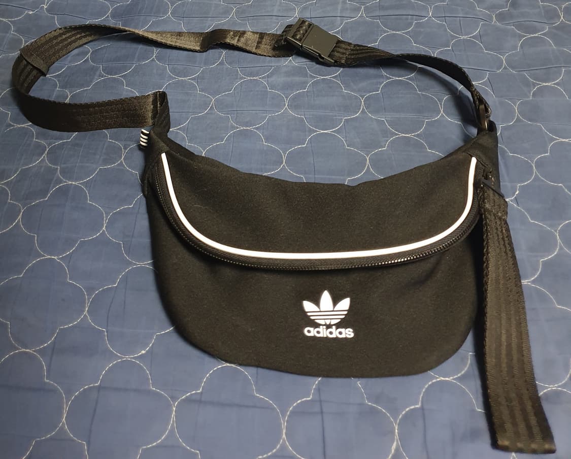 아디다스 파이어버드 웨이스트백 힙색 블랙 상품이미지1