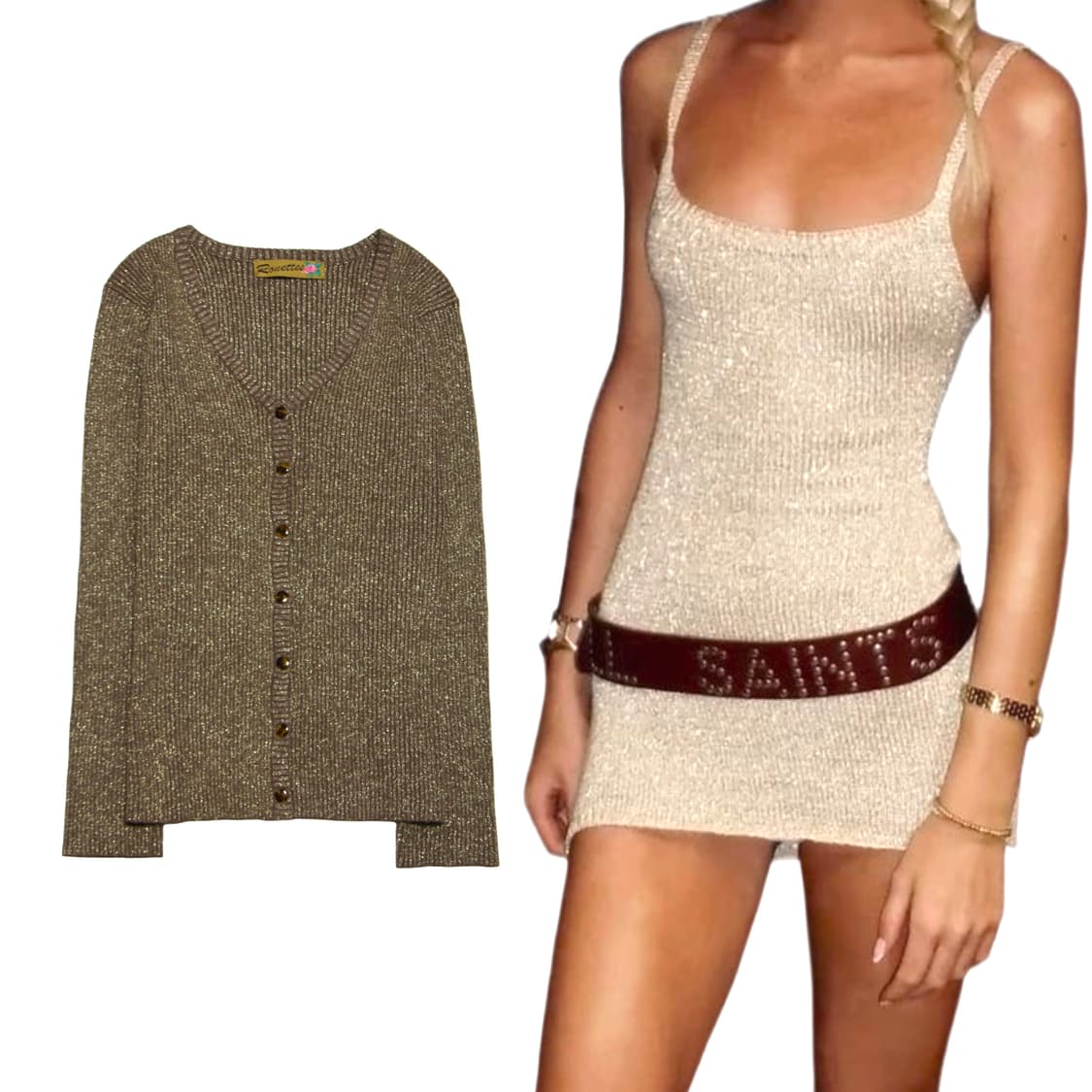 Ronettes Glitter cardigan 상품이미지1