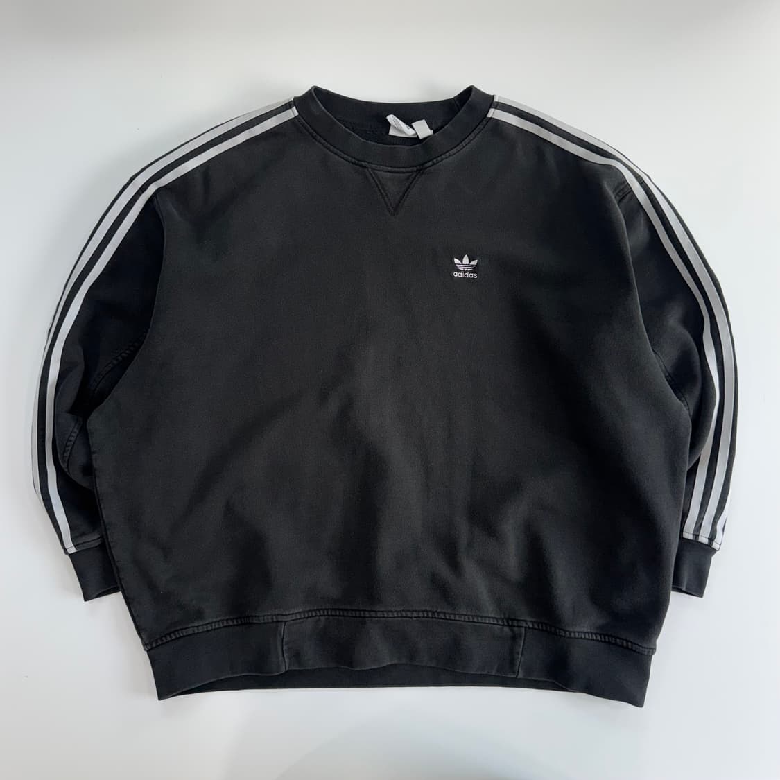 Adidas 아디다스 스몰 파이어로고 블랙 트랙탑 맨투맨  상품이미지3