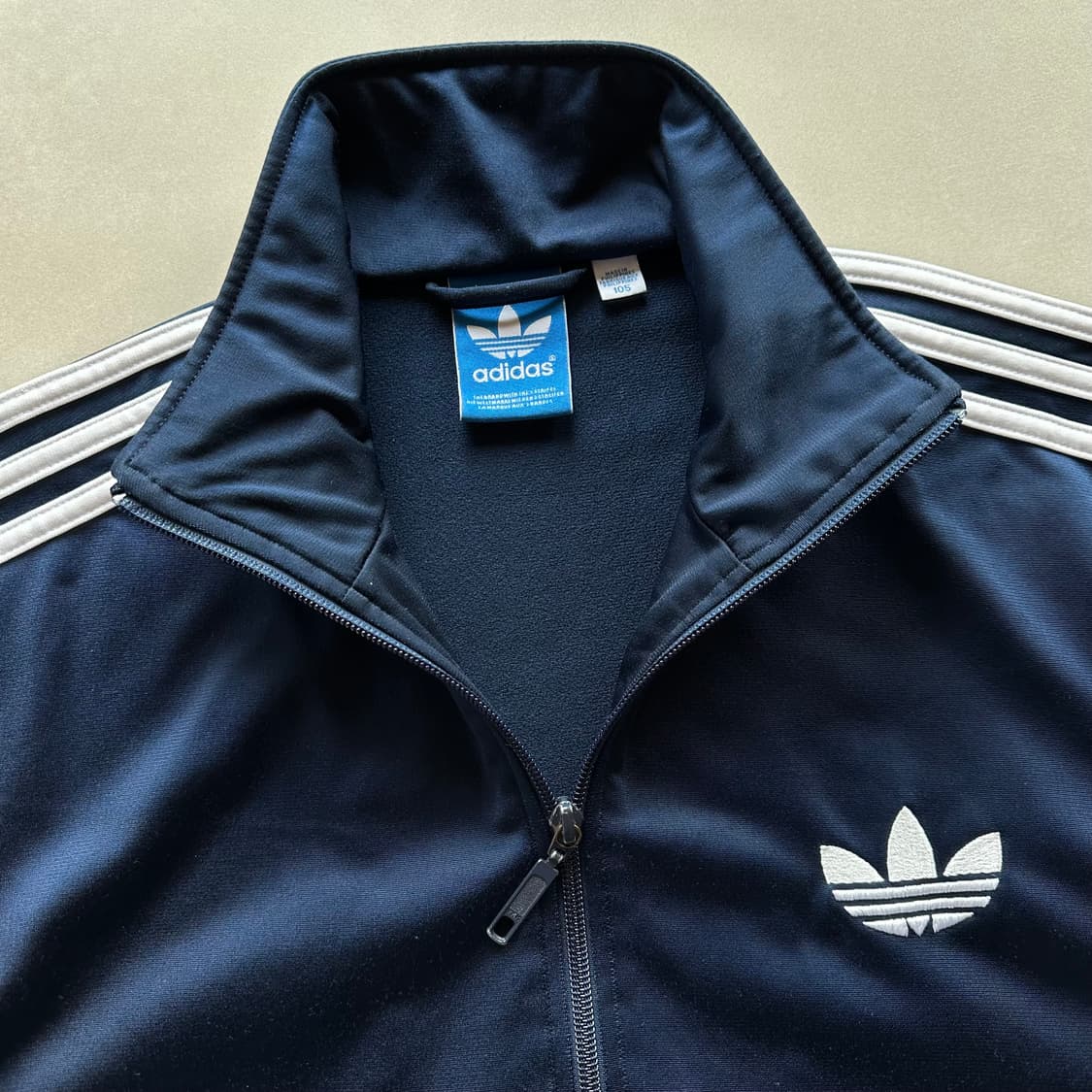 [XL]아디다스 구형 파이어버드 네이비 트랙탑 져지 상품이미지5