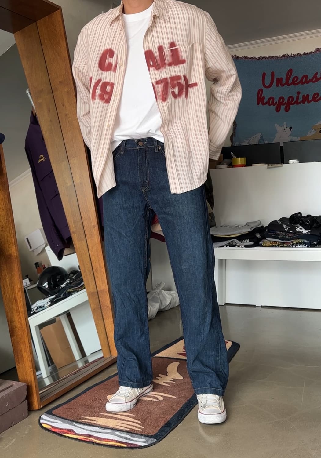 Levis 리바이스 505 데님 팬츠 w34 상품이미지2