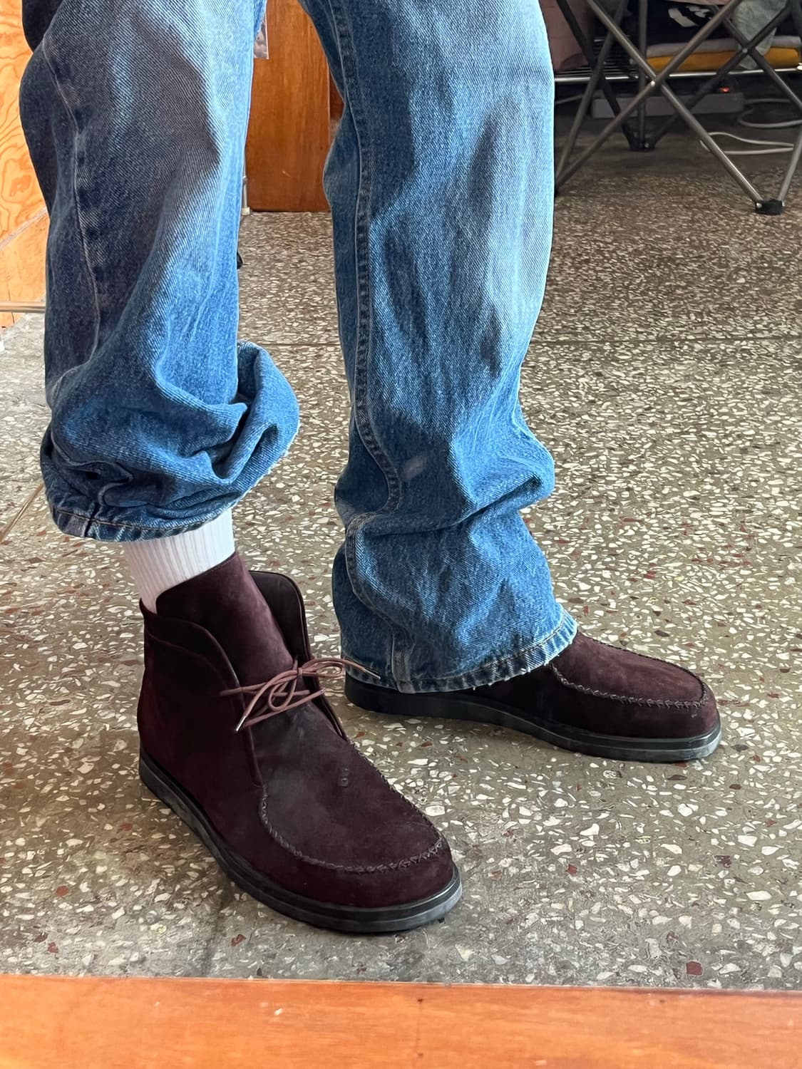 지아니 베르사체 메두사 스웨이드 목토 부츠 상품이미지3