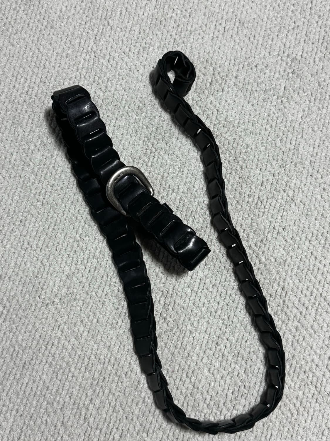 리바이스 탑그레인 홀스하이드 위빙벨트 블랙 새상품 상품이미지5