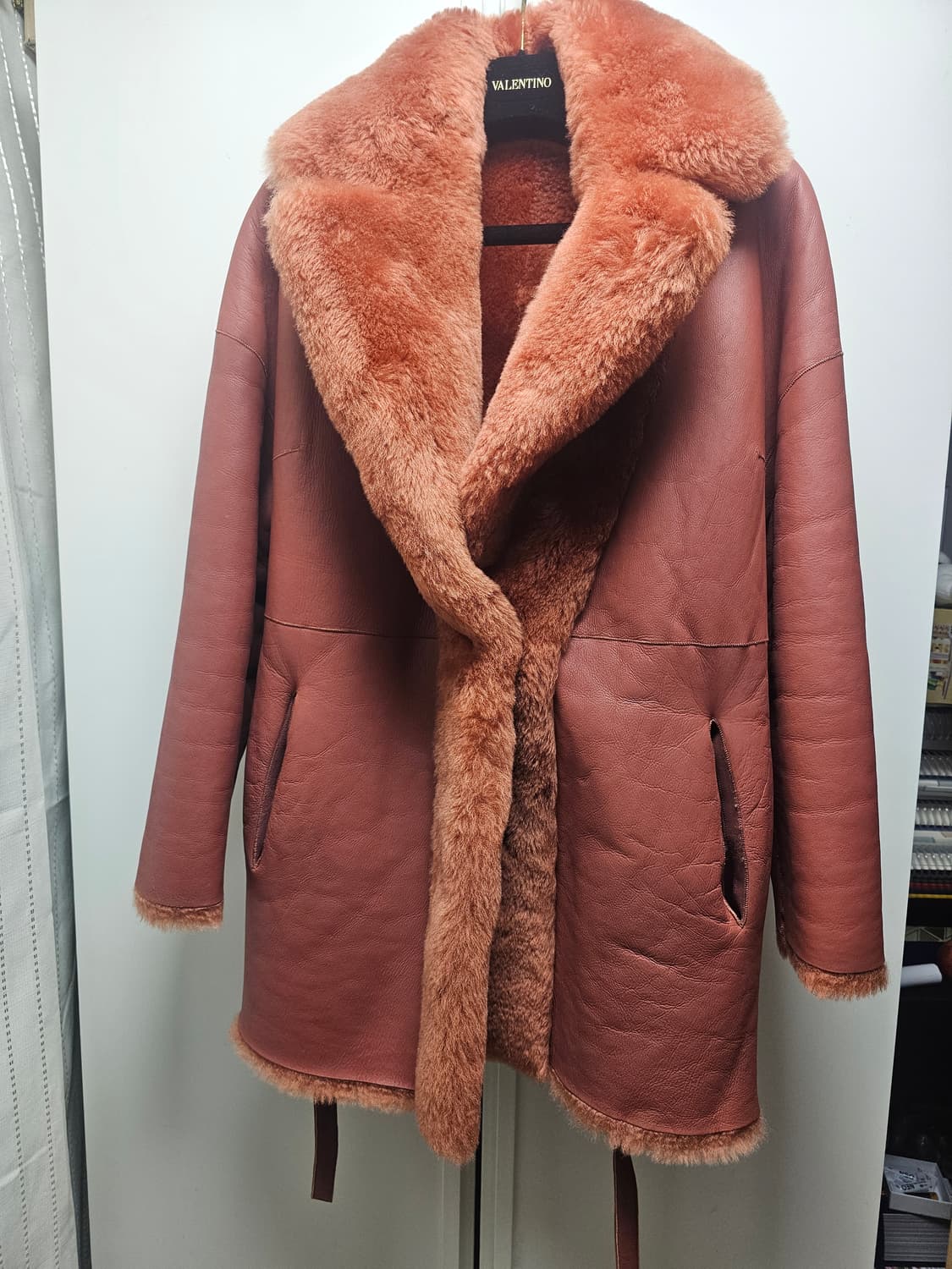 새상품 바네사브루노 아떼 양가죽 양면 무스탕 상품이미지1