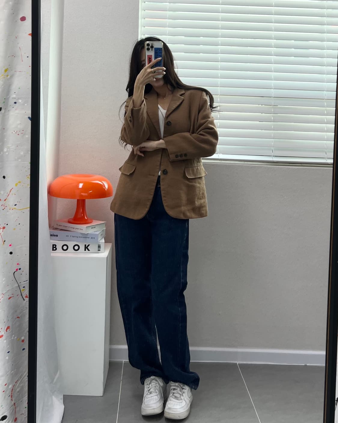 (WOMEN)빈티지 울 블레이져-M1440 상품이미지9