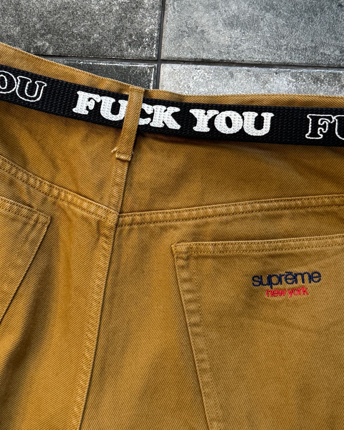 슈프림 x 히스테릭 글래머 Fuck you 벨트 상품이미지6
