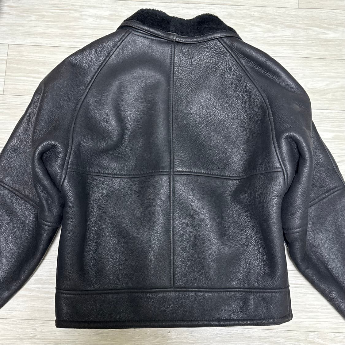 양가죽 리얼 무스탕 블랙 상품이미지5