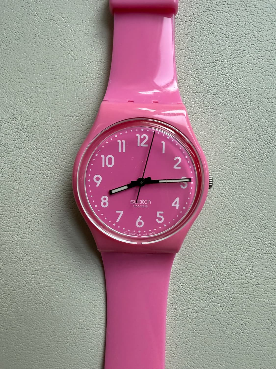 스와치 MGP128 핑크 시계 상품이미지2